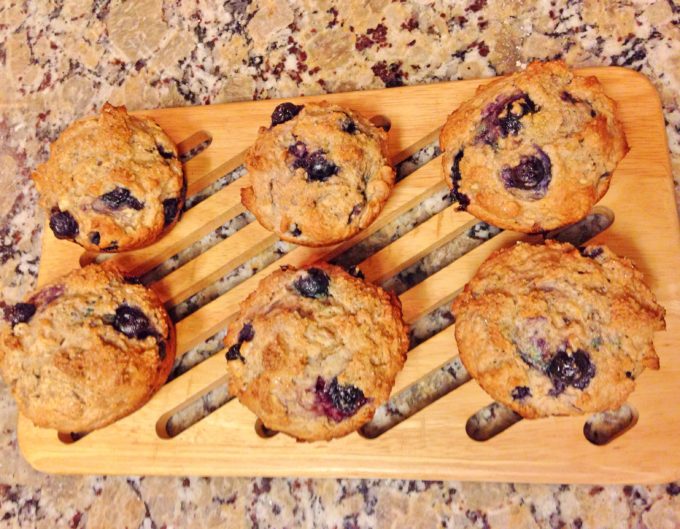 One Bowl Blueberry Muffins