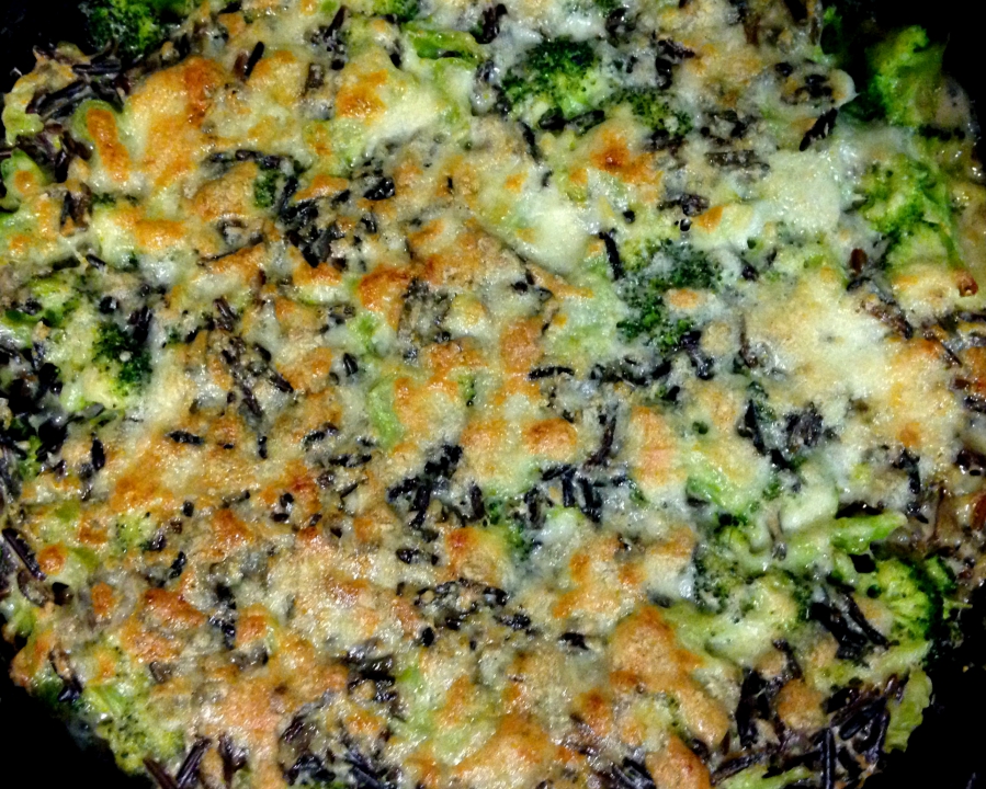 wild rice and broccoli casserole
