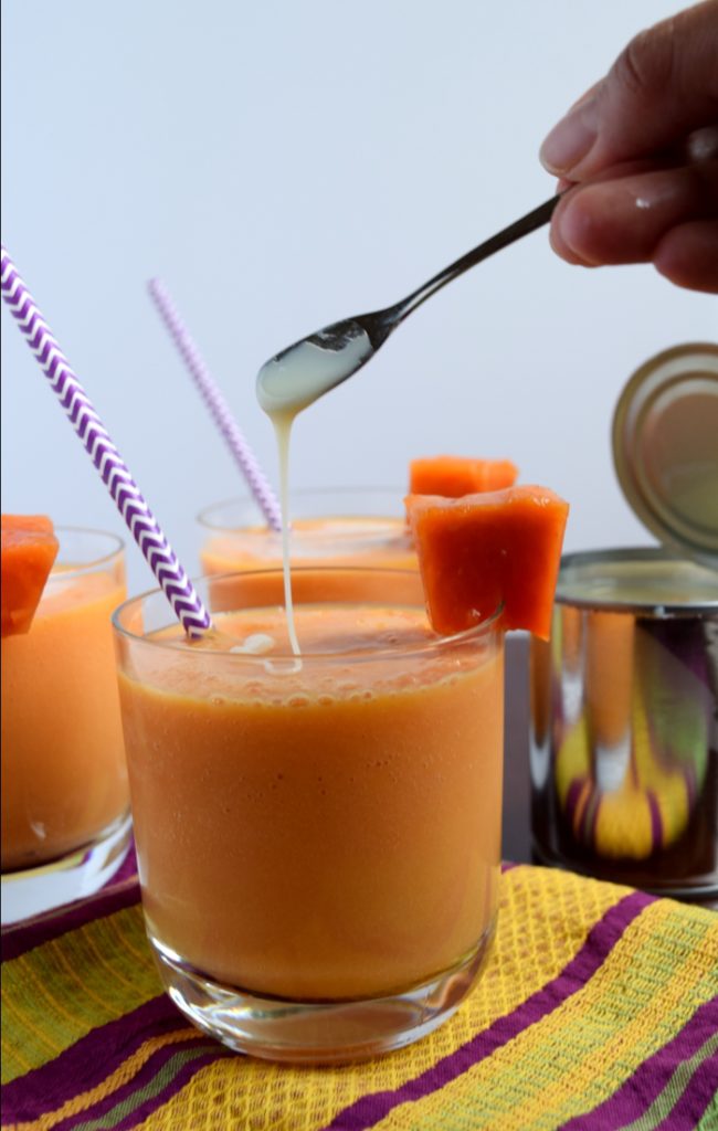 papaya smoothie or merengada.2