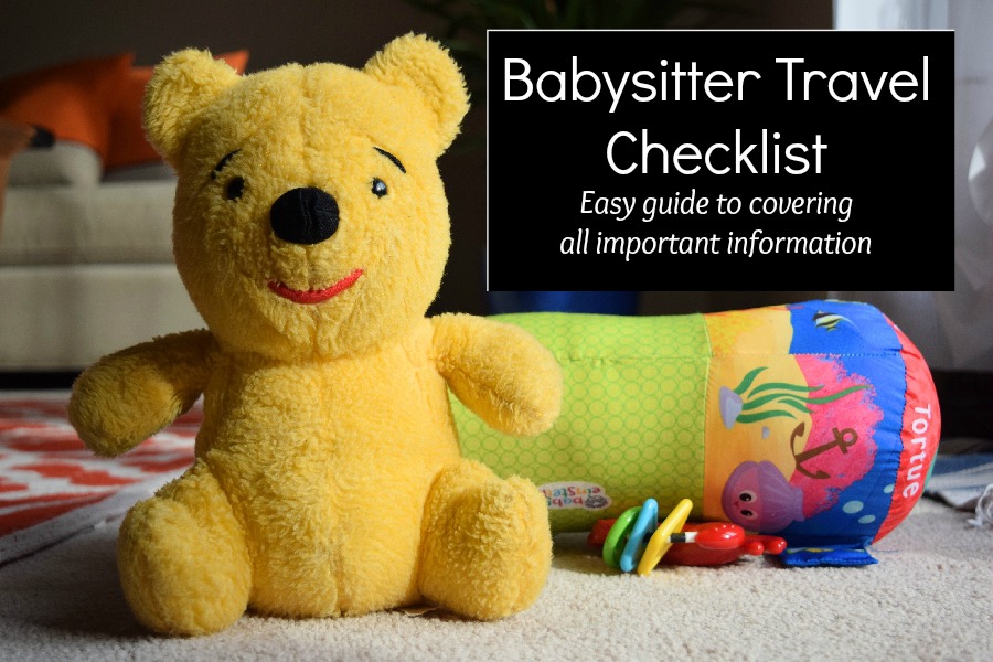 Babysitter Travel Checklist