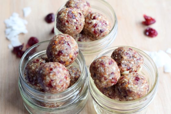cranberry coconut protein balls.1