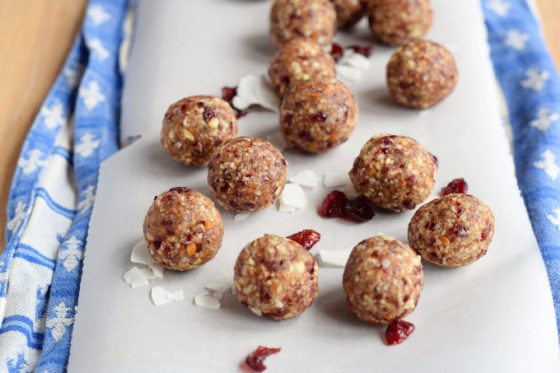 cranberry coconut protein balls.1