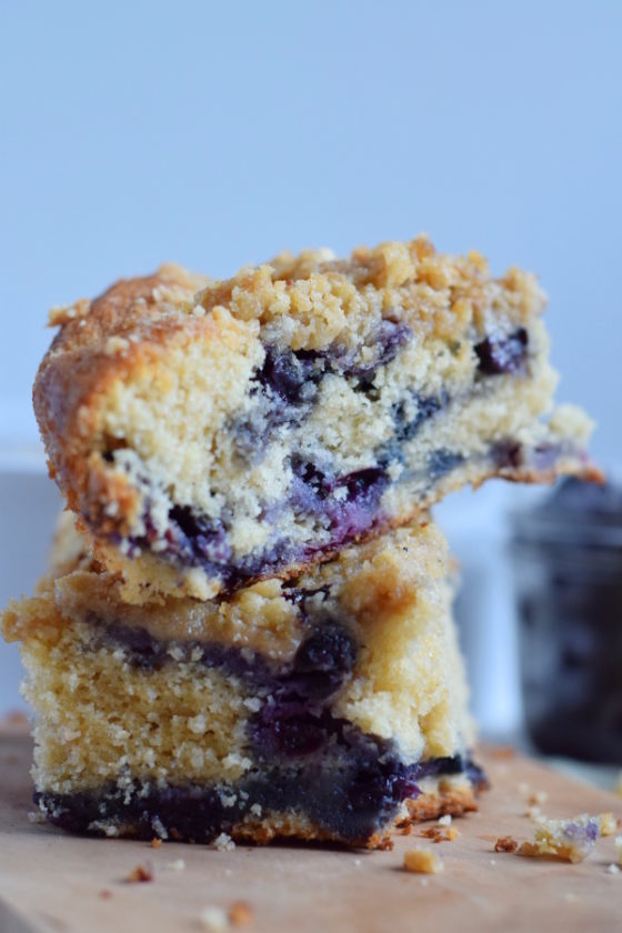 wholesome blueberry coffee cake #healthy #easy