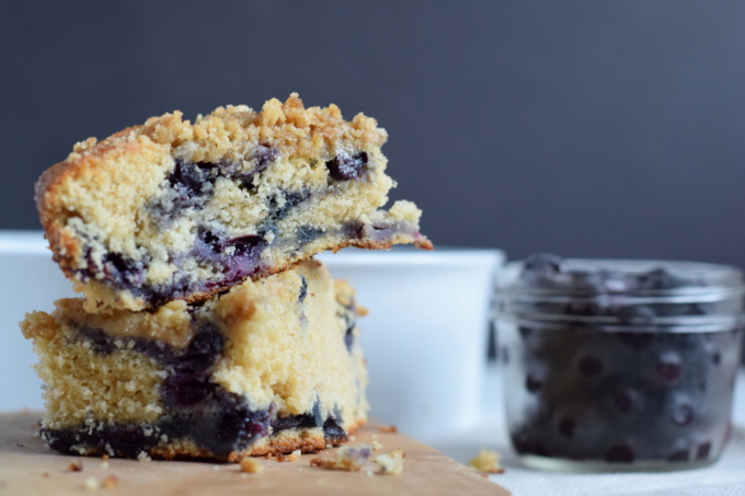 Wholesome Blueberry Coffee Cake