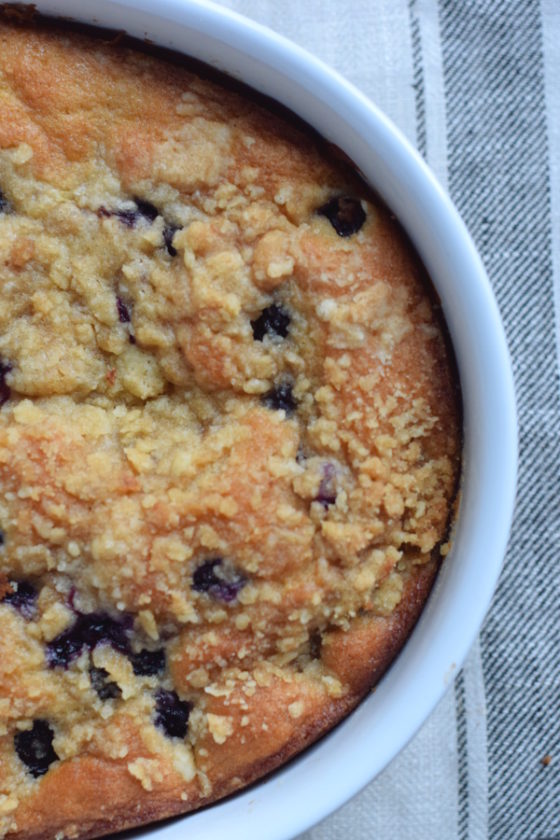 wholesome blueberry coffee cake #healthy #easy