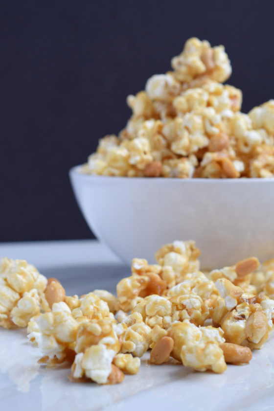 Classic Caramel Popcorn #easy #homemadesnack