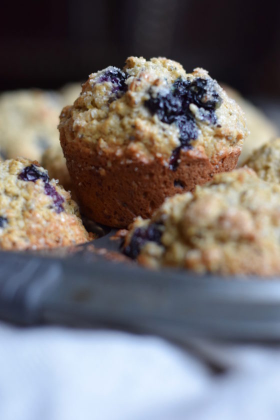 Coffeehouse Blueberry Muffins